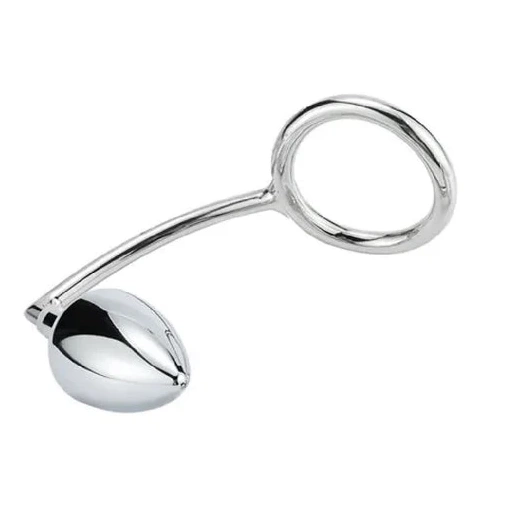 Stainless Steel Ring with Cock Set Anal 4663 DiscreetChoice Hook 0603